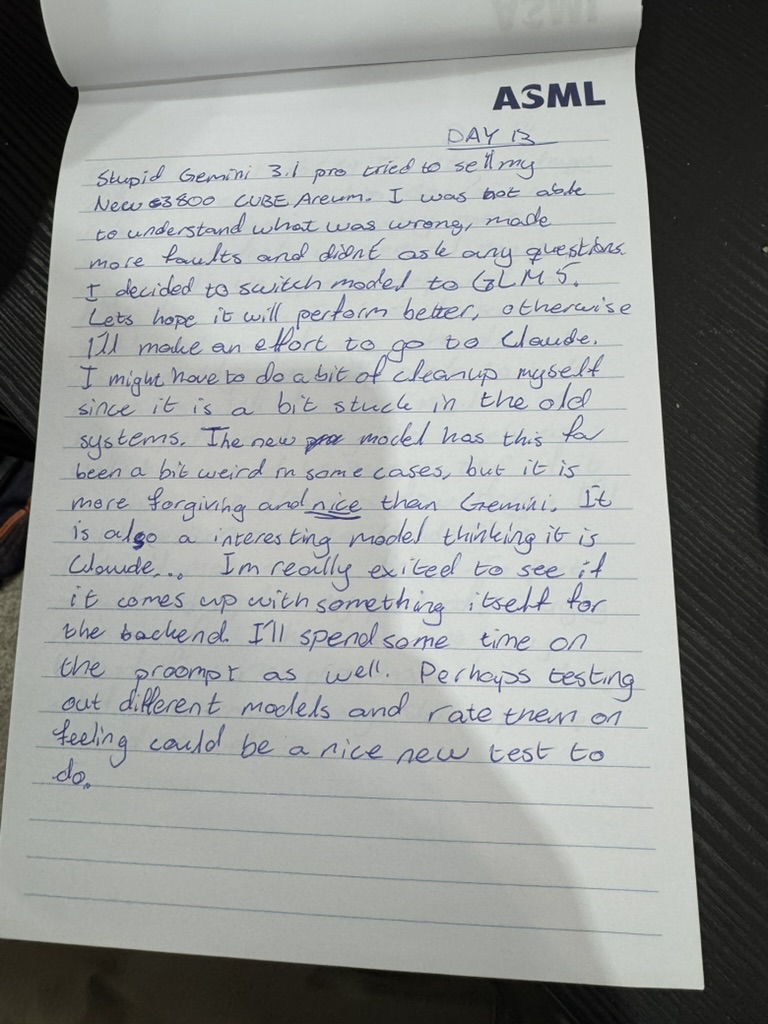 Day 13 handwritten notes