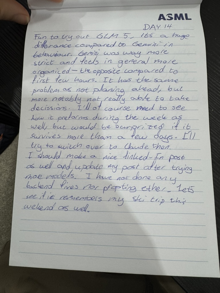 Day 14 handwritten notes