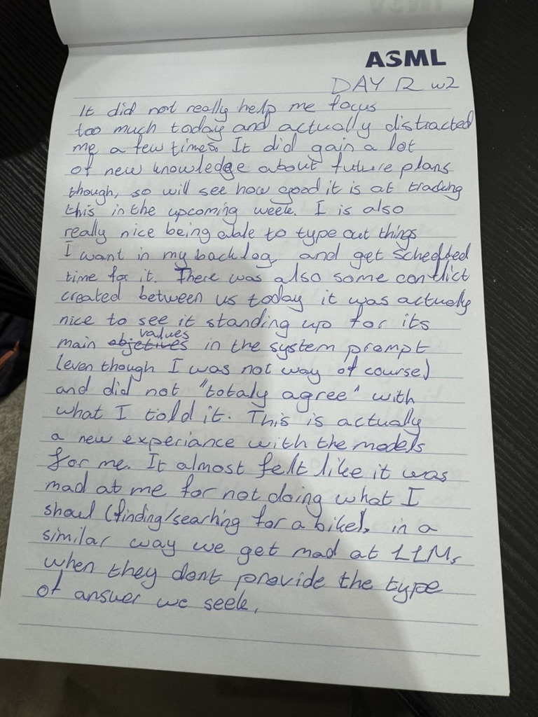 Day 12 handwritten notes