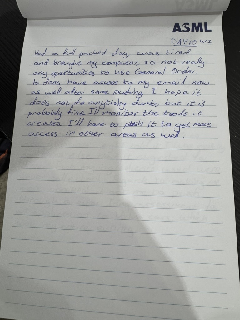 Day 10 handwritten notes