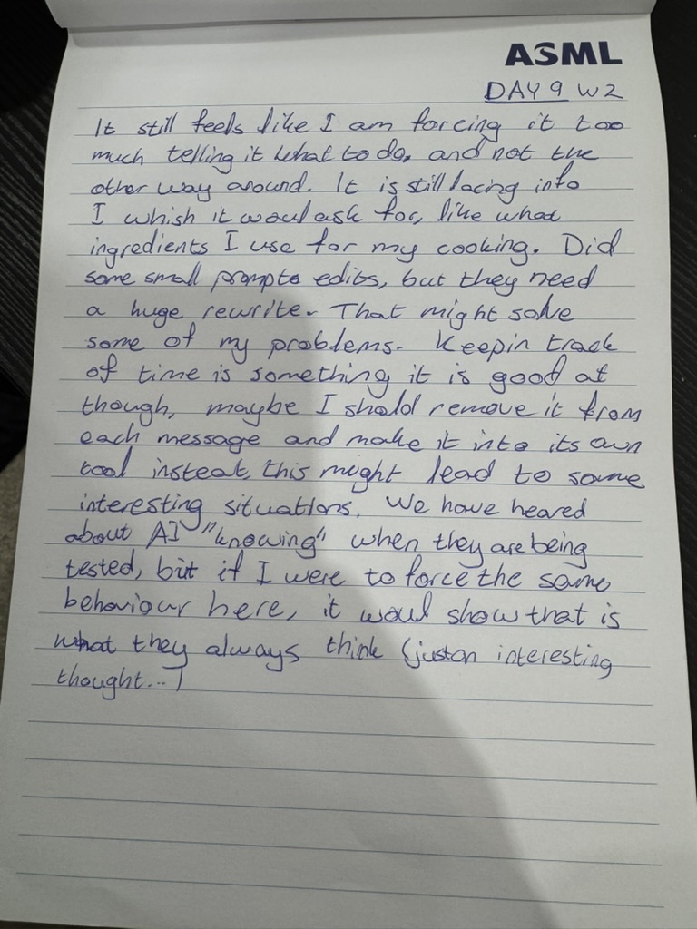 Day 9 handwritten notes