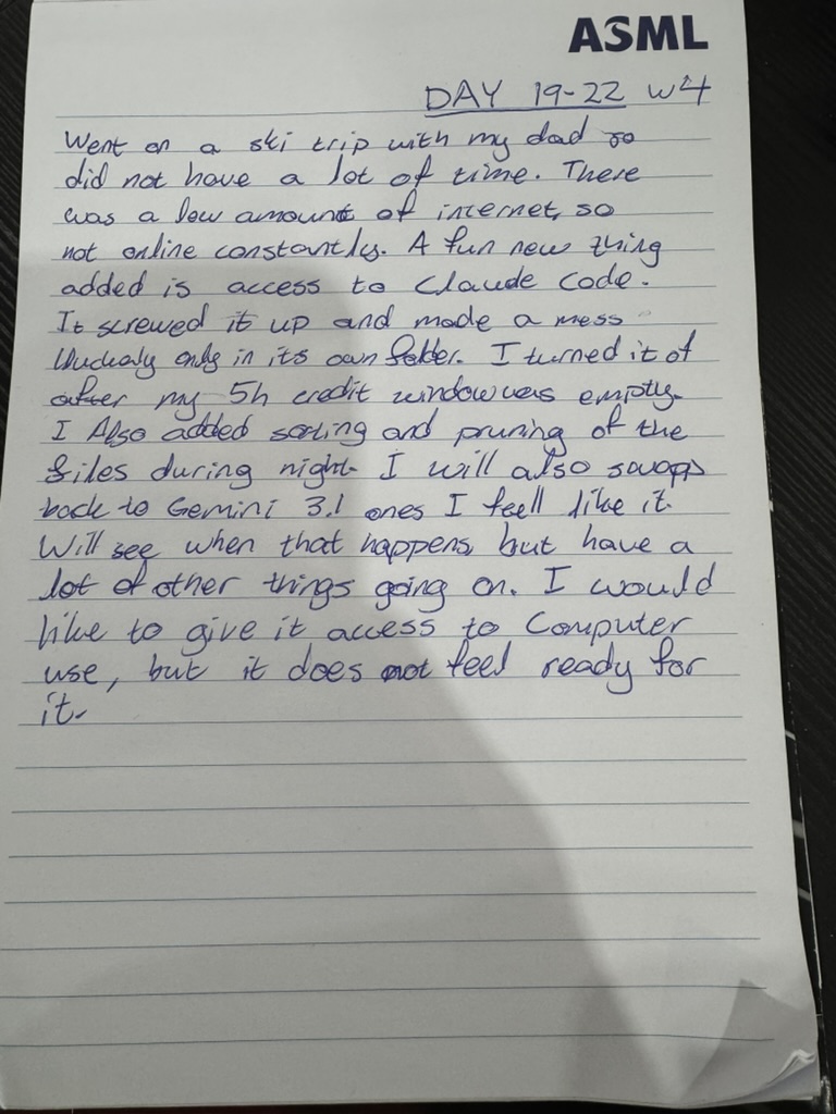 Day 19-22 handwritten notes